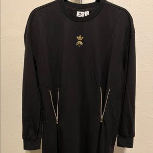 Black dress adidas 3 stripes